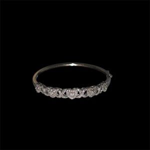 Elegant .925 Sterling Silver Bracelet with Heart Accents